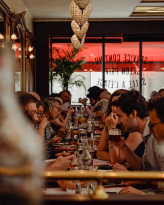 Interieur du restaurant Le Petit Bouillon Alcide